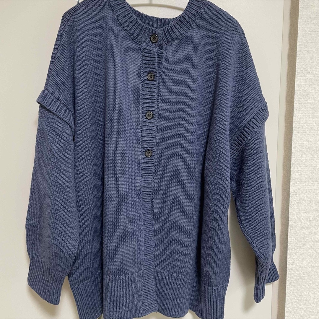 LOWRYS FARM 2WAYバックスリットカーディガン