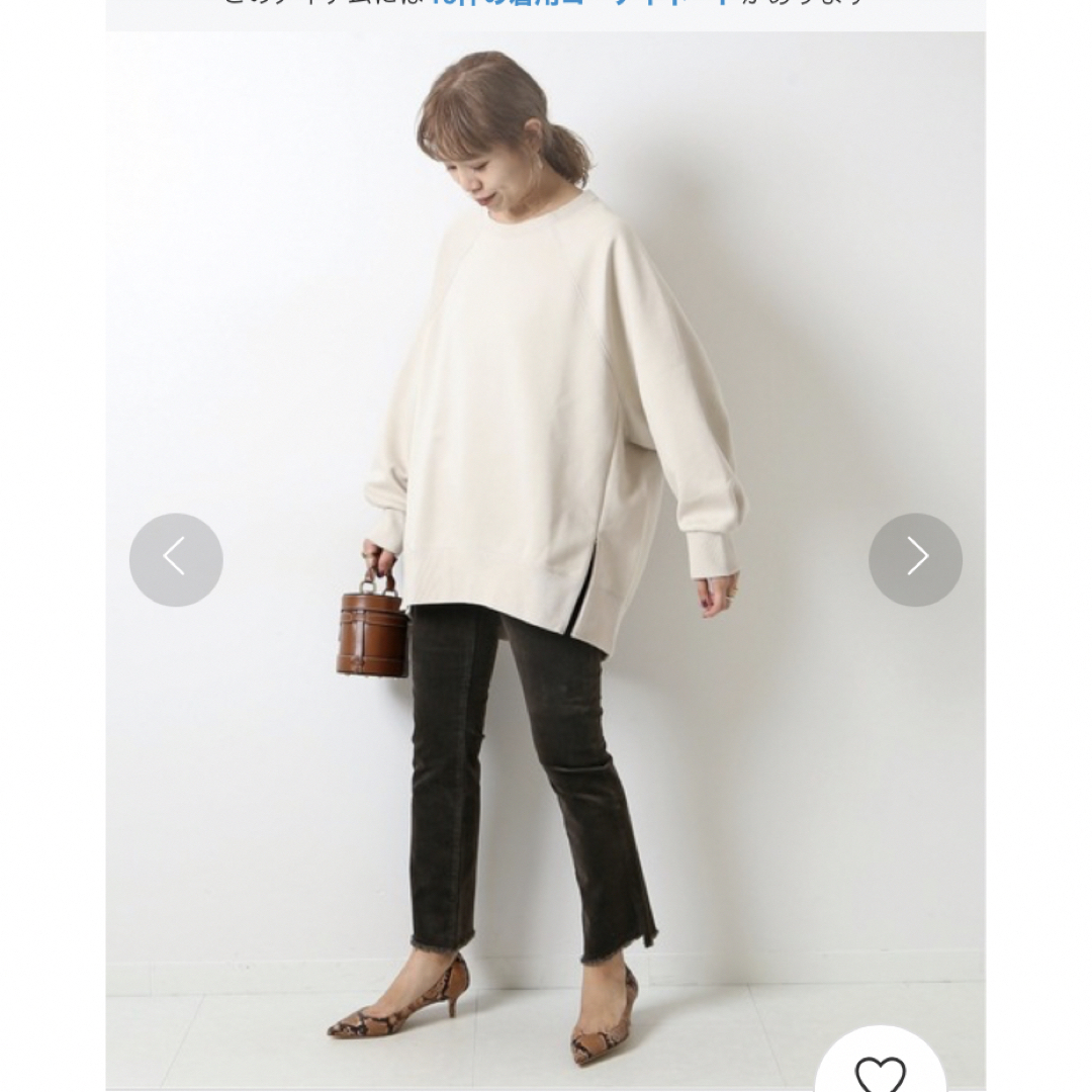 Spick & Span(スピックアンドスパン)の【Spick&Span】コーデュロイミッドライズスリムストレート レディースのパンツ(カジュアルパンツ)の商品写真