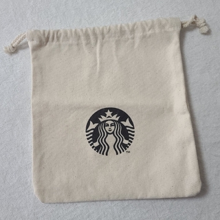 スターバックス(Starbucks)のスターバックス Starbucks スタバ キャンバス地 巾着袋 巾着バッグ(ポーチ)