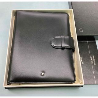 未使用 モンブラン 本革 レザー システム手帳 montblanc - 手帳