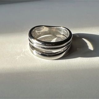 コス(COS)のStainless double line ring silverNo.1074(リング(指輪))