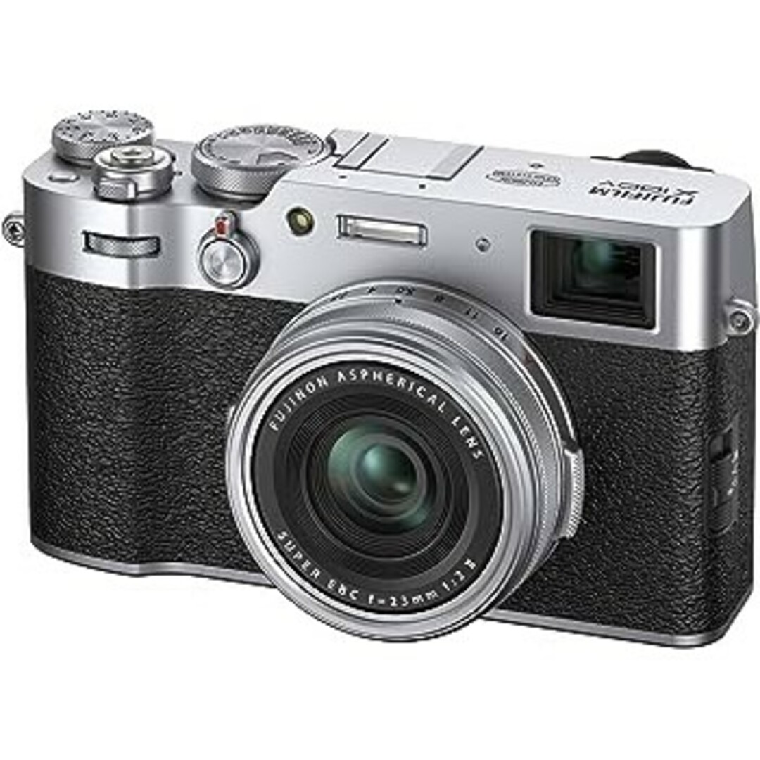 富士フイルム(フジフイルム)の新品未使用フジフィルムFUJIFILM X100Vシルバー スマホ/家電/カメラのカメラ(コンパクトデジタルカメラ)の商品写真