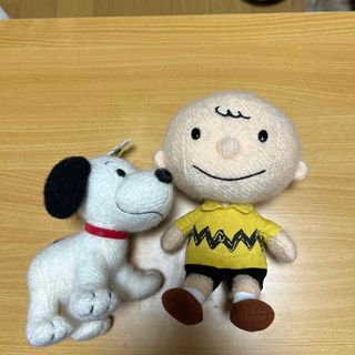 スヌーピー(SNOOPY)のお値下げ！レア！スヌーピーミュージアム限定　初代スヌーピー＆チャーリーブラウン(キャラクターグッズ)