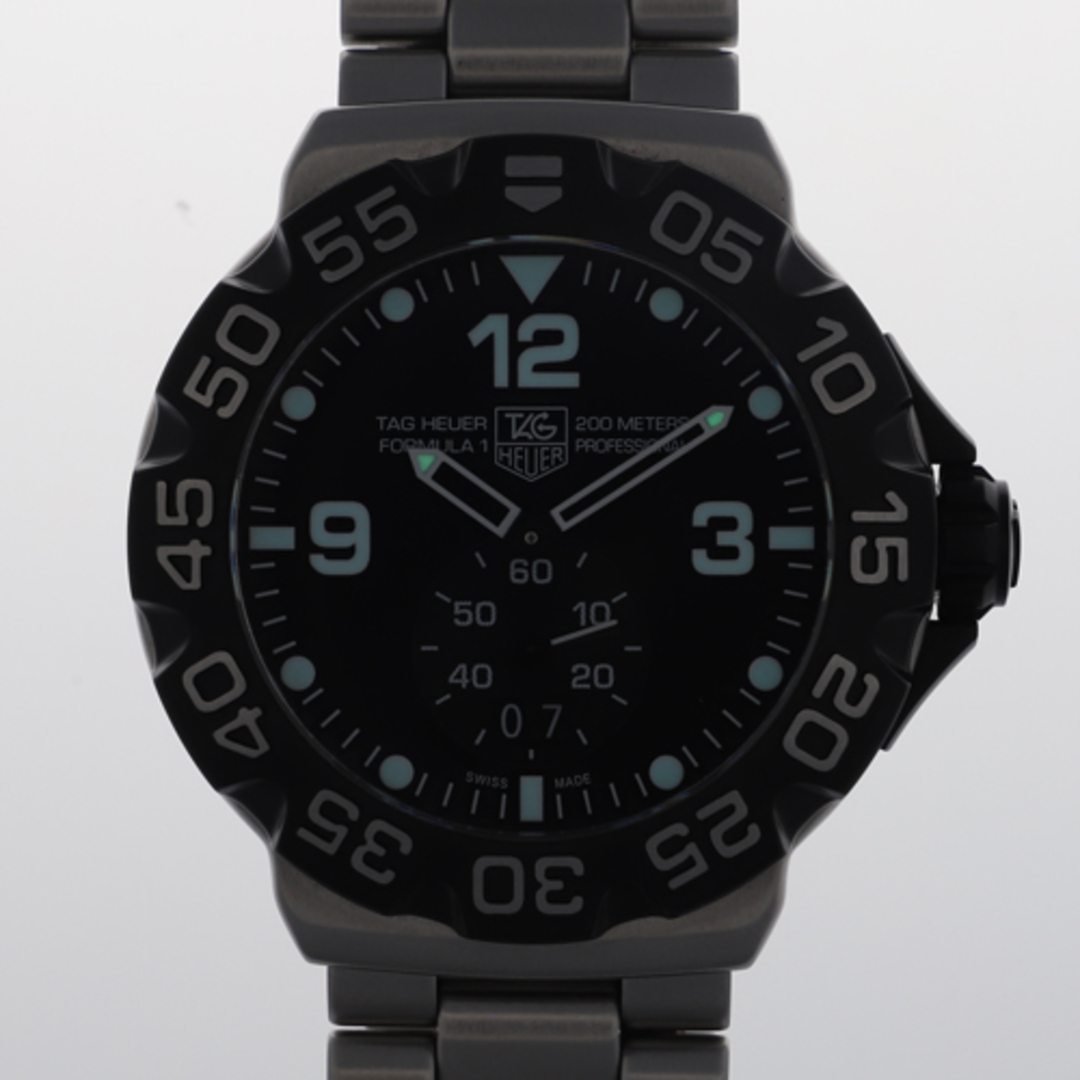【117822】TAG HEUER タグホイヤー  WAH1010 フォーミュラ1 グランドデイト ブラックダイヤル SS クオーツ 当店オリジナルボックス 腕時計 時計 WATCH メンズ 男性 男 紳士