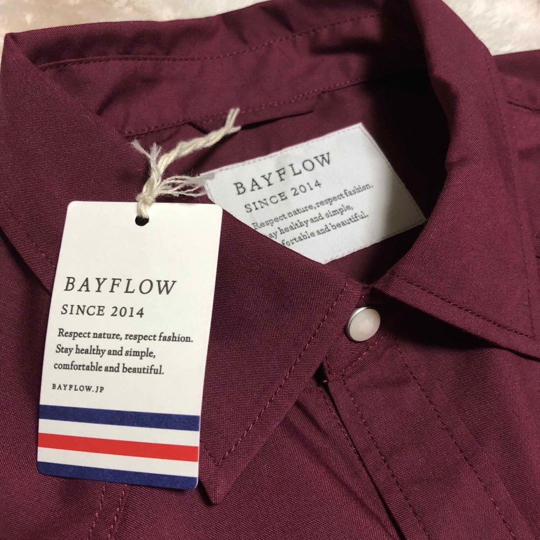 BAYFLOW(ベイフロー)の☆新品未使用 BAY FLOW ベイフロー シャツ ウエスタンシャツ Lサイズ☆ メンズのトップス(シャツ)の商品写真