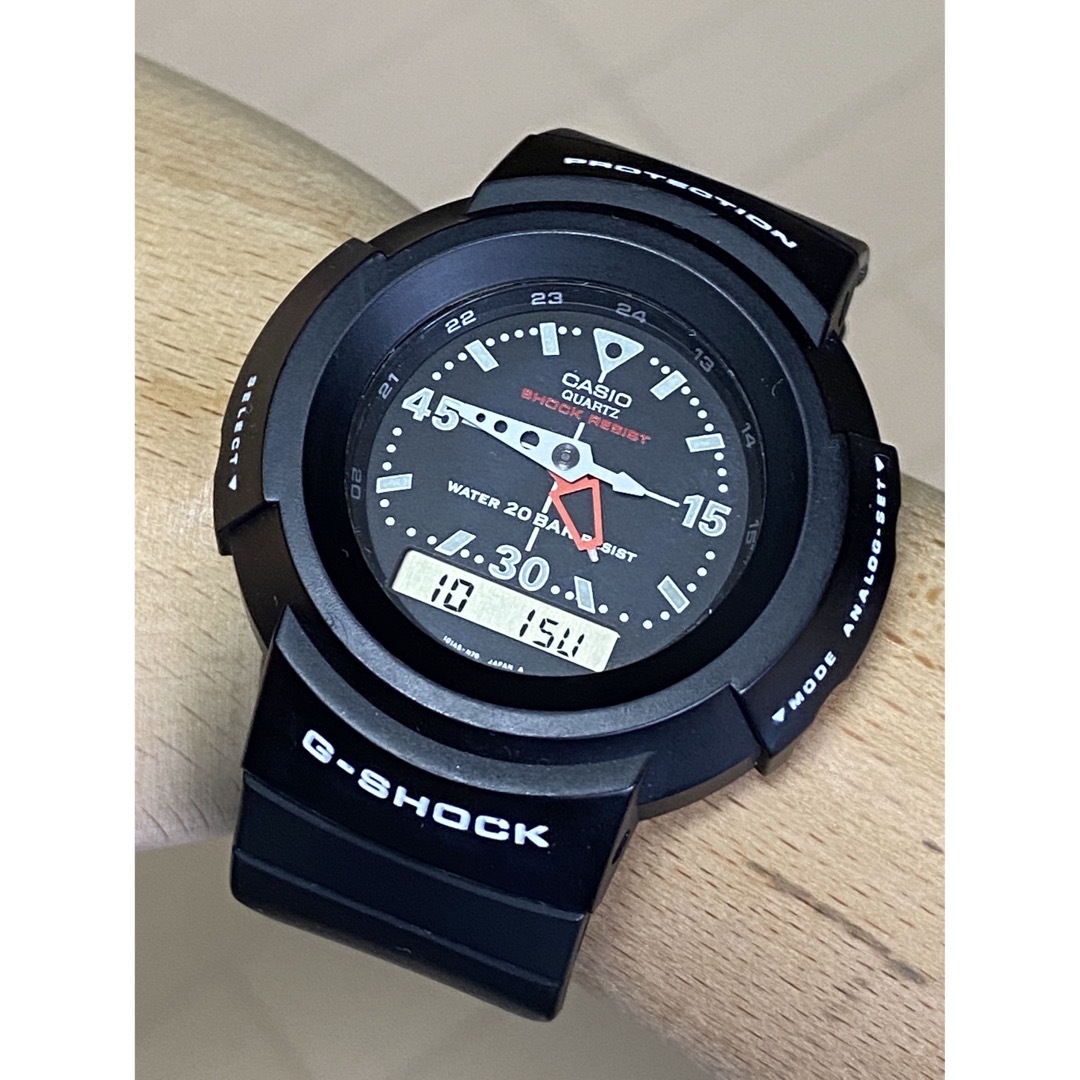 G-SHOCK/ビンテージ/AW-500/スクリューバック/デジアナ/レア/時計-