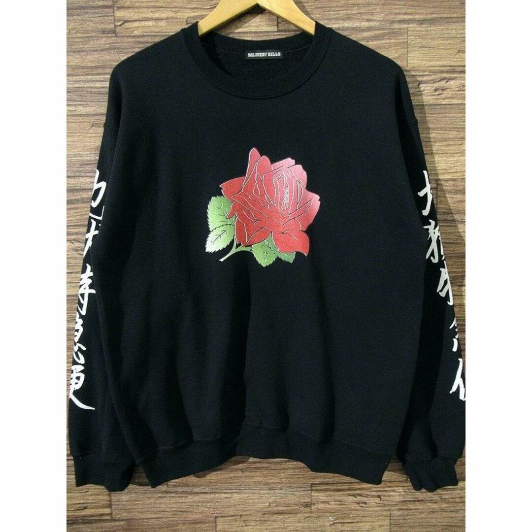 F-LAGSTUF-F - 美品 フラグスタフ 19AW 地獄特急便 薔薇 バラ 裏起毛