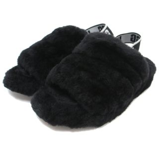 UGG - UGG アグ サンダル シューズ 靴 ブラック 黒 23.0cm シープ