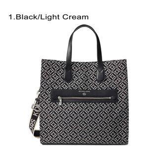 マイケルコース(Michael Kors)のマイケルコース　ケンプナー ラージ ロゴ ジャカード トートバッグ　2way(ハンドバッグ)