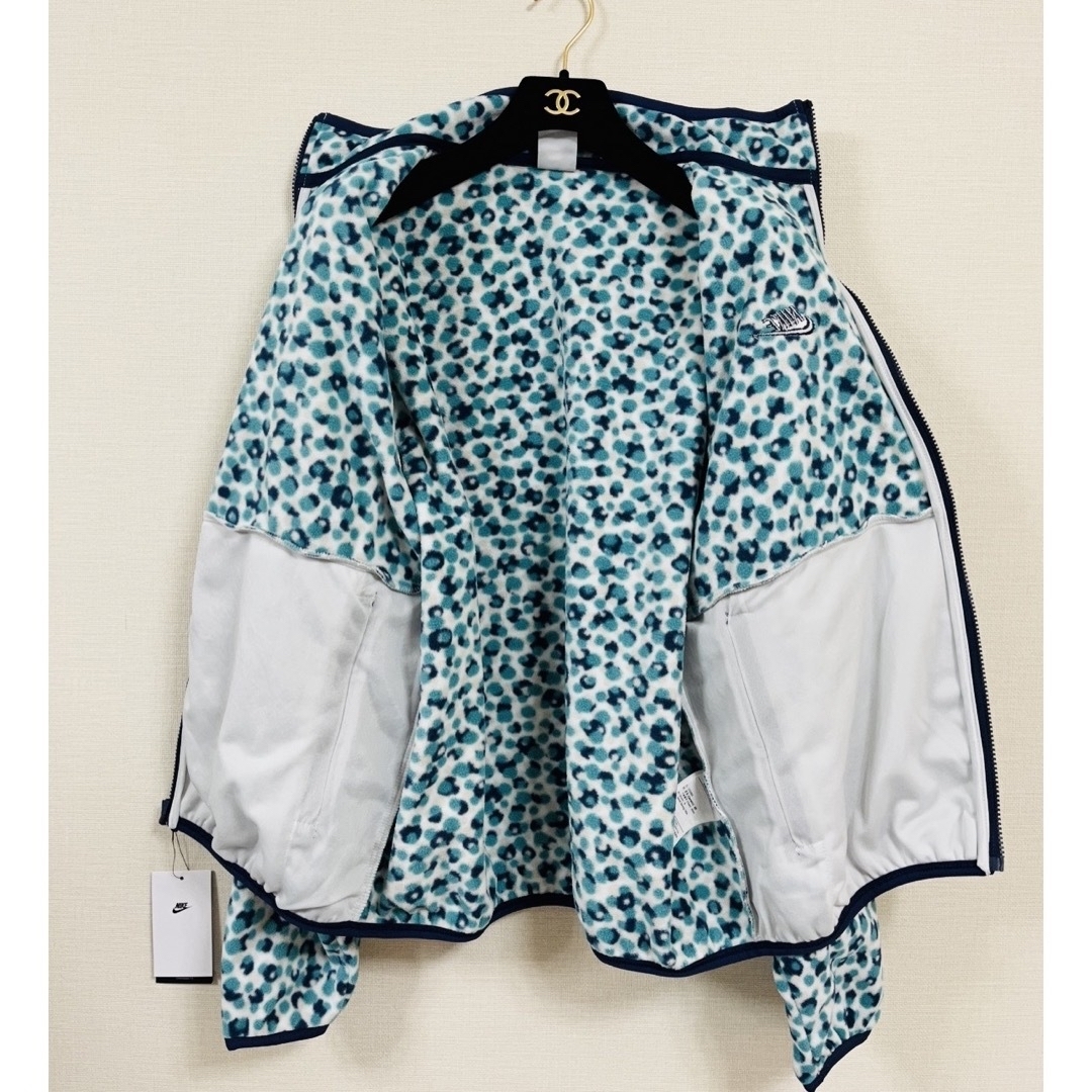 ナイキ　フリースジャケット　水玉　ロゴ刺繍　XLサイズ 3