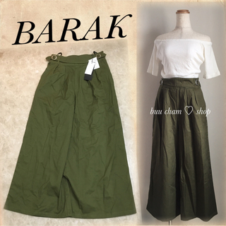 バラク(Barak)のBARAK♡カーキ　ワイドパンツ(カジュアルパンツ)