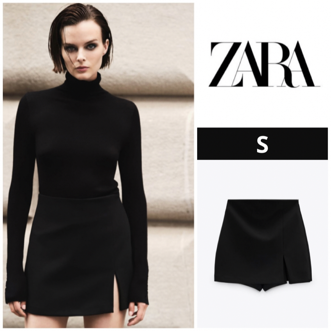 完売品！！【タグ付き新品未使用】ZARA ザラ スリットディテール スコート | フリマアプリ ラクマ