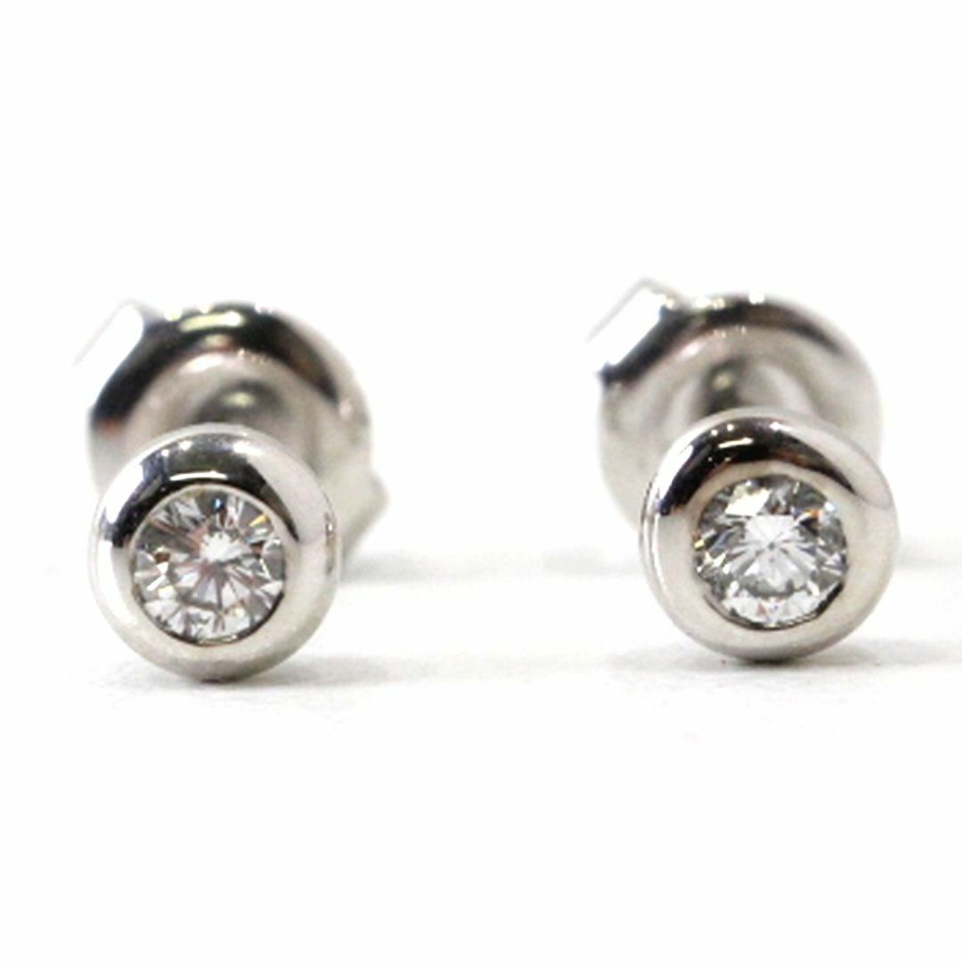 ミキモト K18WG 18金 ダイヤ ピアス 0.2ct ダイヤモンド 1.8g