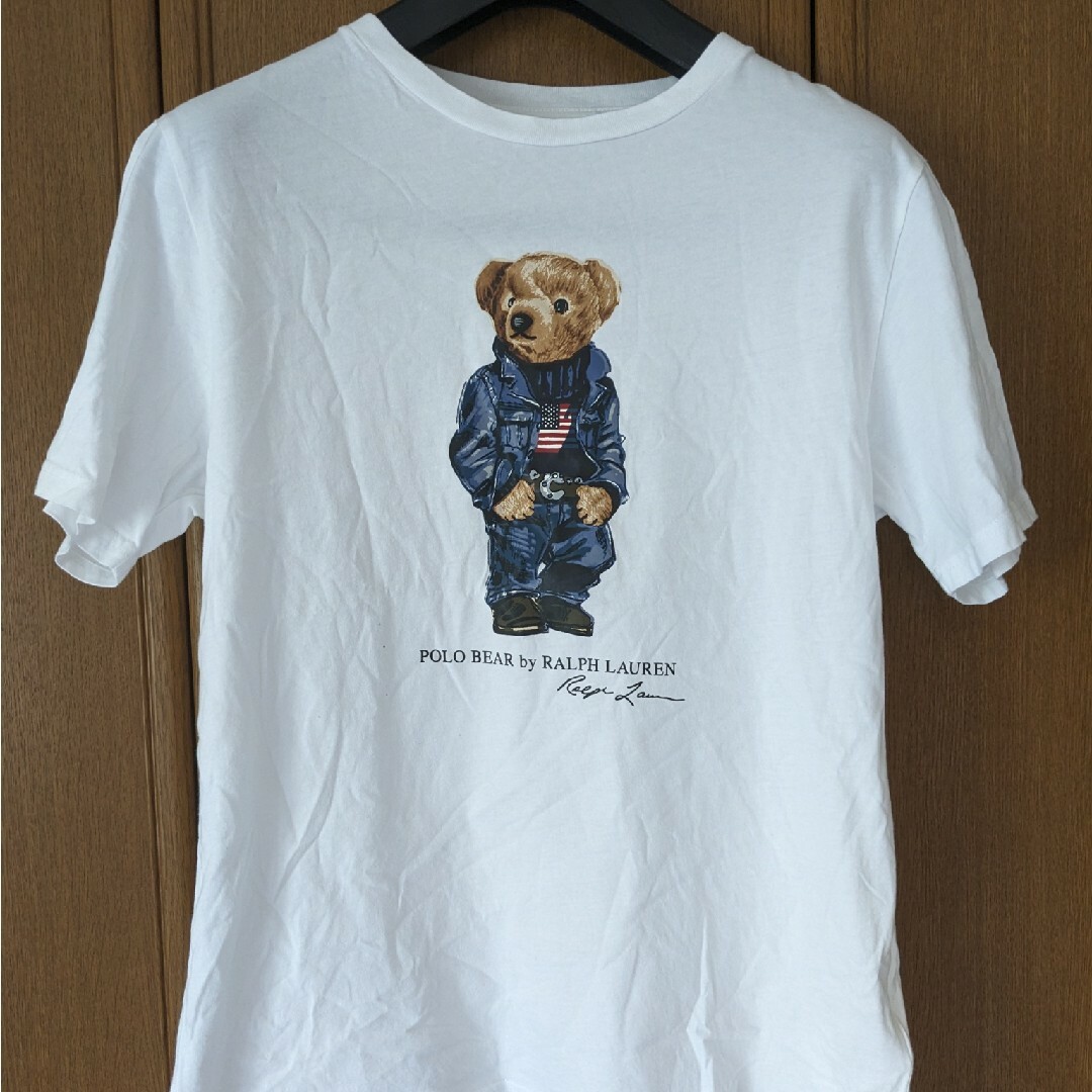 ポロ　ラルフローレン　ポロベア　Tシャツ　XL 白色　RALPH LAUREN