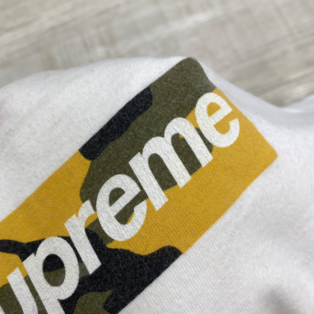 17aw 希少 SUPREME ブルックリン カモ ボックス ロゴ Tシャツ M