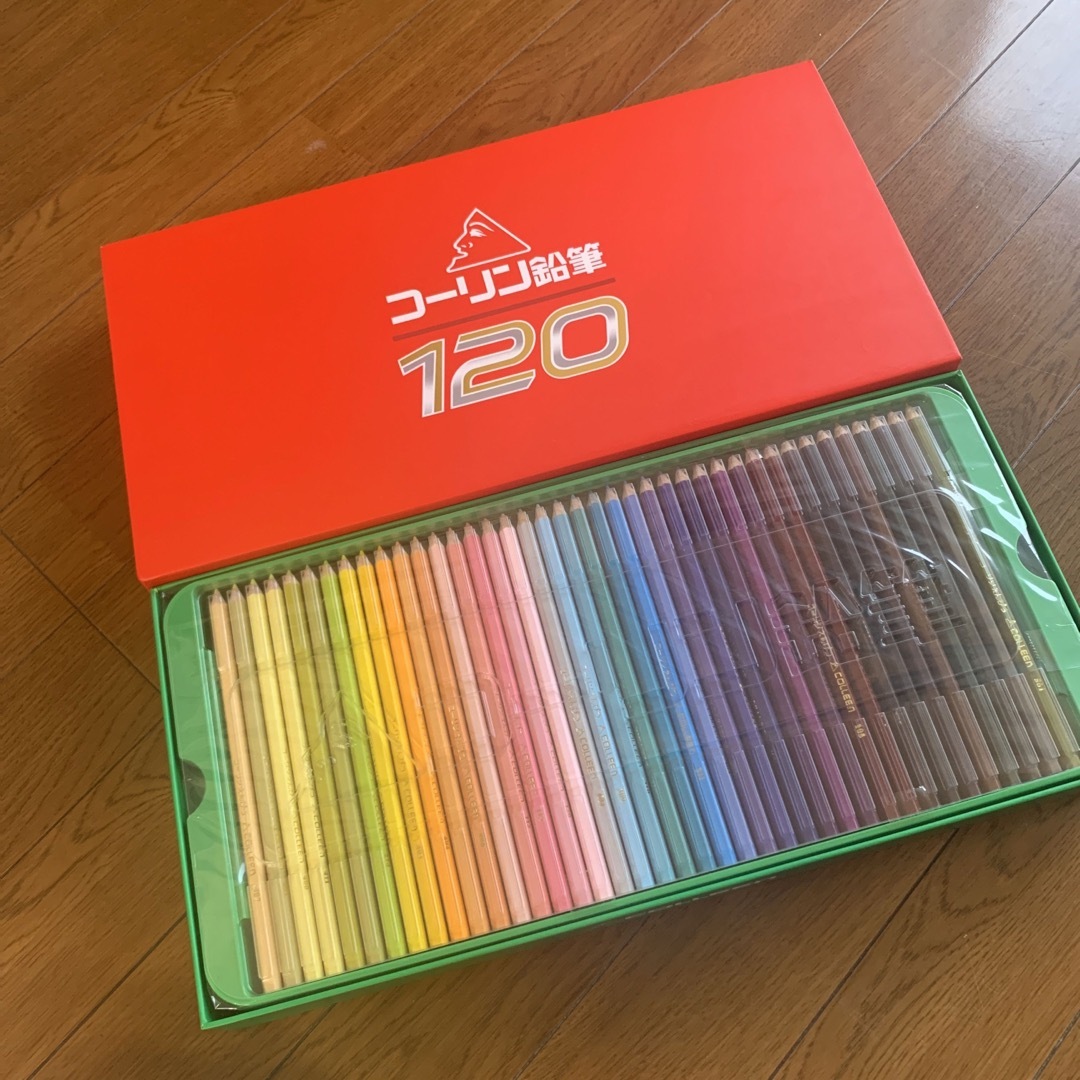 コーリン色鉛筆120色 箱入 - 色鉛筆