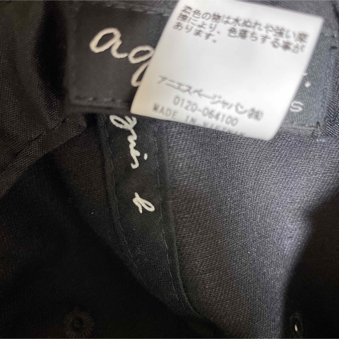agnes b.(アニエスベー)のアニエスベー　GT47   ロゴキャップ　ブラック レディースの帽子(キャップ)の商品写真