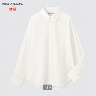 ユニクロ(UNIQLO)のシアーコットンリラックスシャツ　イネス(シャツ/ブラウス(長袖/七分))