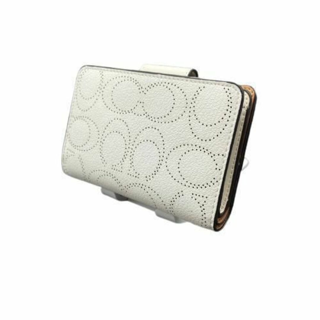 COACH✨コーチ 二つ折り財布 レディース Wallet チョーク【匿名配送】 COACH✨コーチ 二つ折り財布 レディース Wallet チョーク【匿名配送】