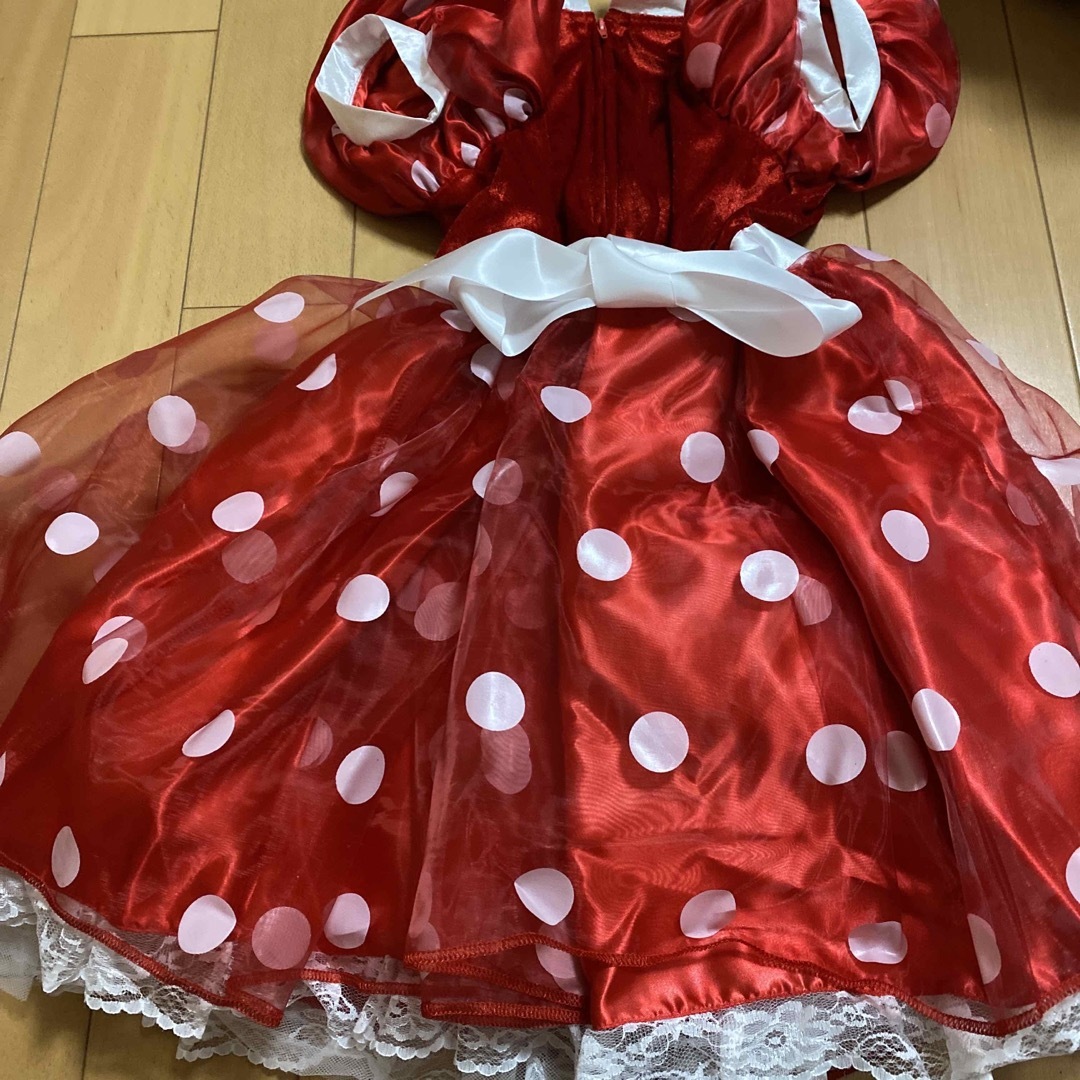 Disney(ディズニー)のミニー　ワンピース130 キッズ/ベビー/マタニティのキッズ服女の子用(90cm~)(ワンピース)の商品写真