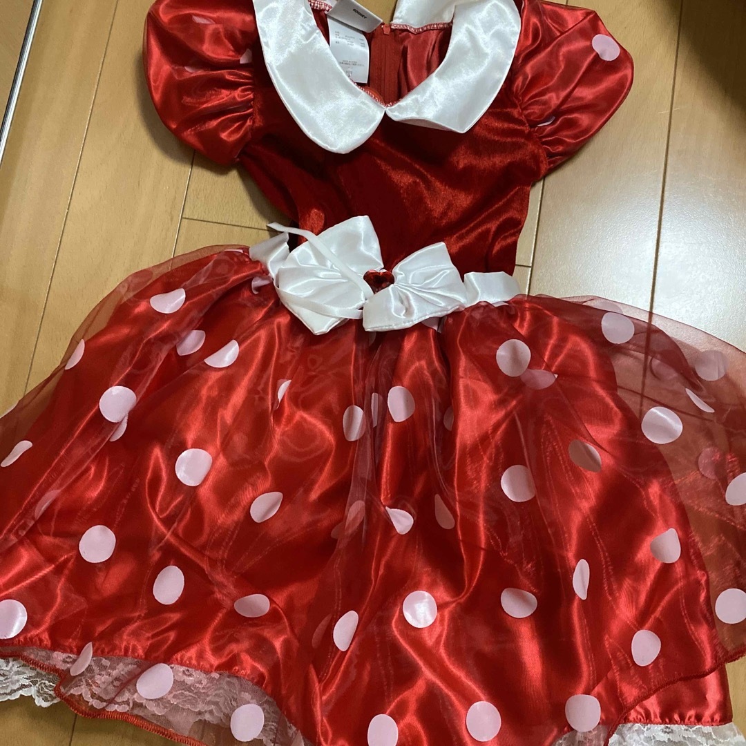 Disney(ディズニー)のミニー　ワンピース130 キッズ/ベビー/マタニティのキッズ服女の子用(90cm~)(ワンピース)の商品写真