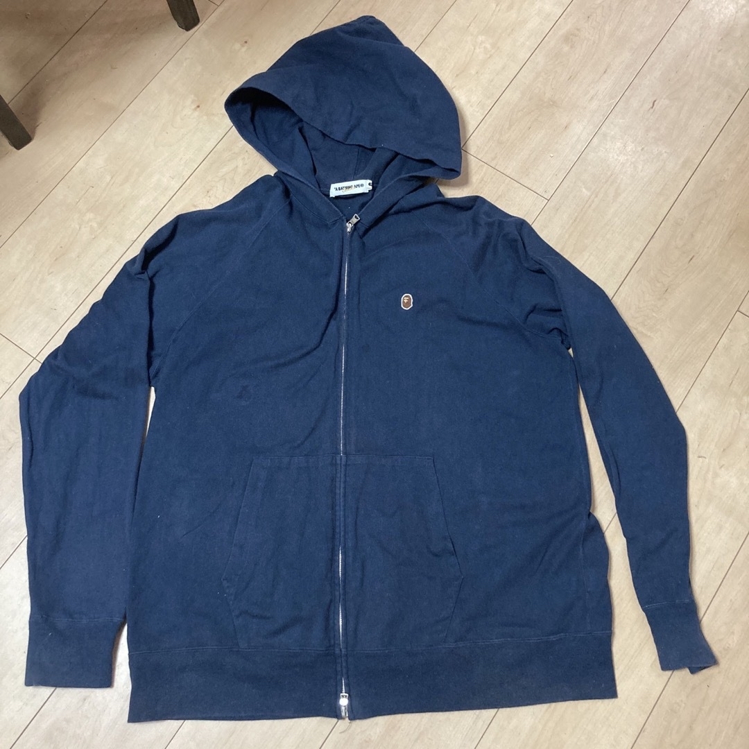 超美品 A・BATHING APE ジップパーカー XL