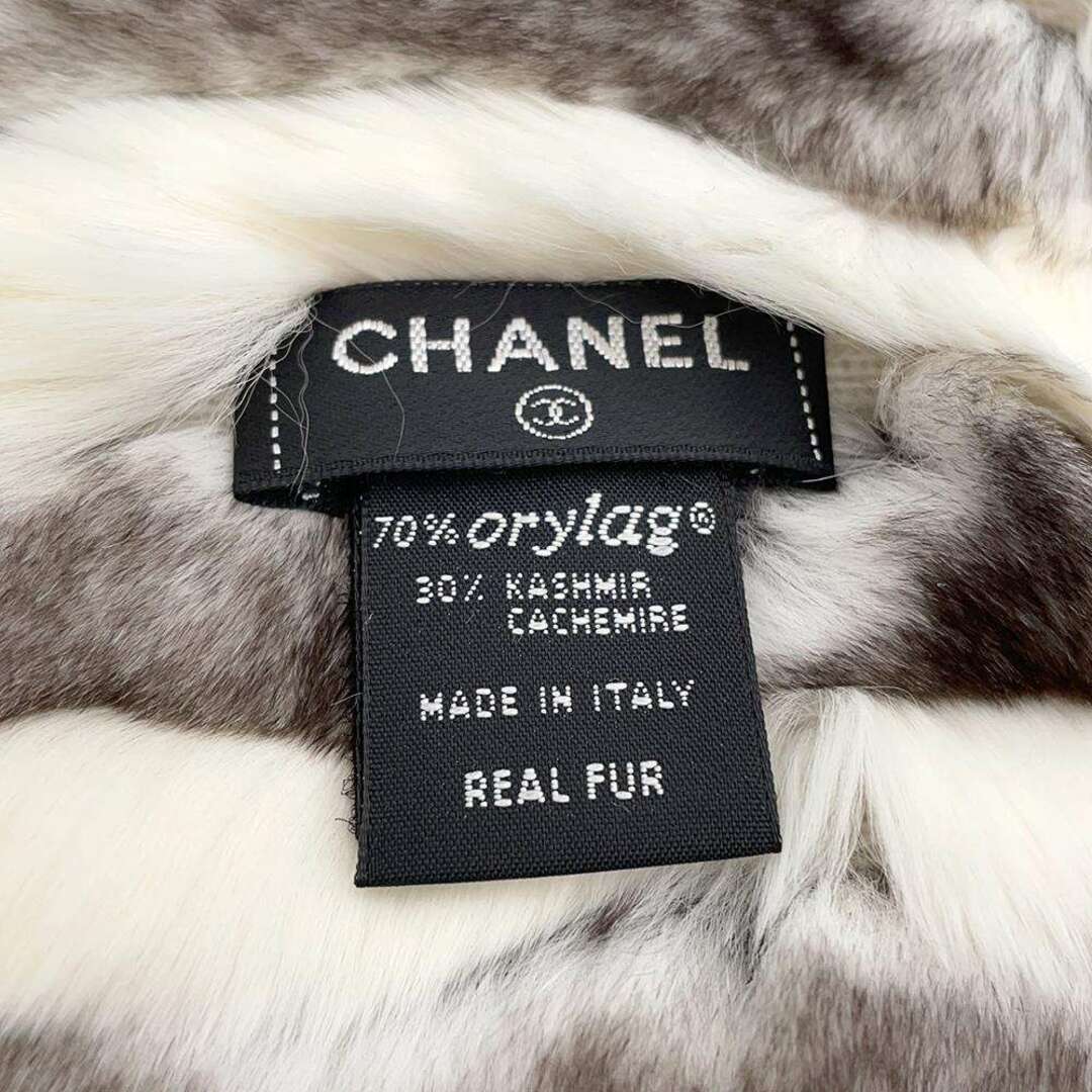 シャネル マフラー ココマーク オリラグ カシミヤ CHANEL アパレル ストール リアルファー