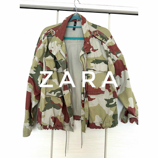 ザラ(ZARA)のZARA ミリタリージャケット(ミリタリージャケット)