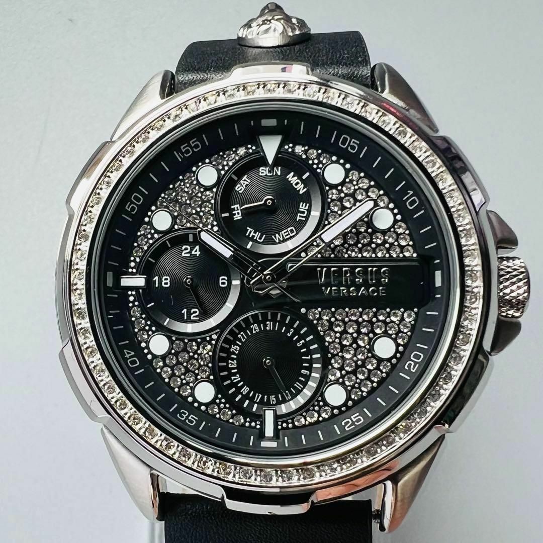 ヴェルサス ヴェルサーチ 腕時計 新品 メンズ クォーツ 腕時計 ブラック 黒