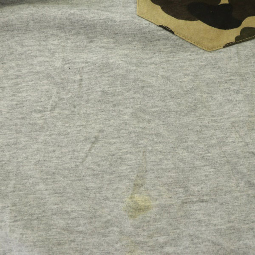 carhartt(カーハート)のカーハート Tシャツ 半袖 クルーネック 胸ポケット 迷彩柄 カモフラ 切替 メンズのトップス(Tシャツ/カットソー(半袖/袖なし))の商品写真
