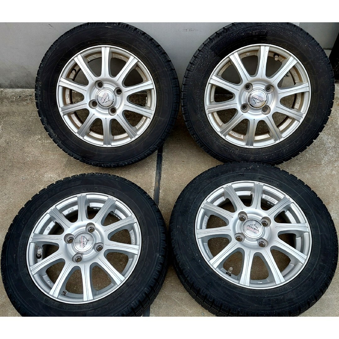 新古品【国産スタッドレスタイヤ付】4本セット☆155/65R13☆軽自動車等 ...