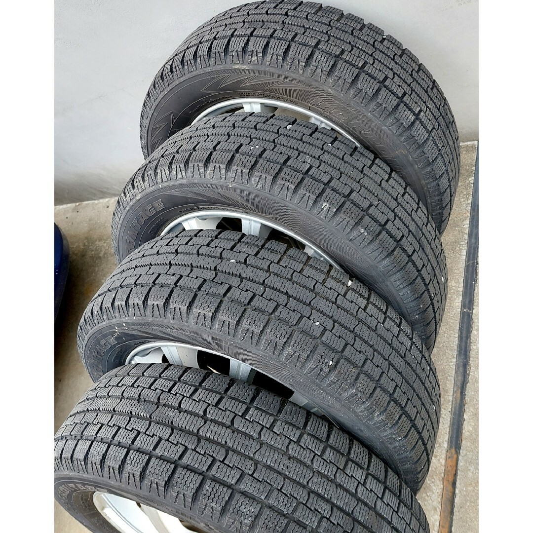 新古品【国産スタッドレスタイヤ付】4本セット☆155/65R13☆軽自動車等 5