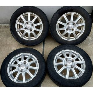 新古品【国産スタッドレスタイヤ付】4本セット☆155/65R13☆軽自動車等(タイヤ・ホイールセット)