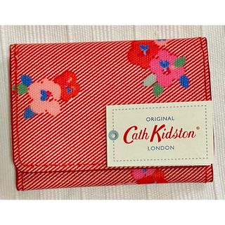 キャスキッドソン(Cath Kidston)のCath Kidston キャスキッドソン　チケットホルダー　カメリア柄(名刺入れ/定期入れ)