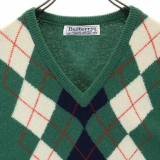 BURBERRY - バーバリーズ 90s オールド ウール100% アーガイル