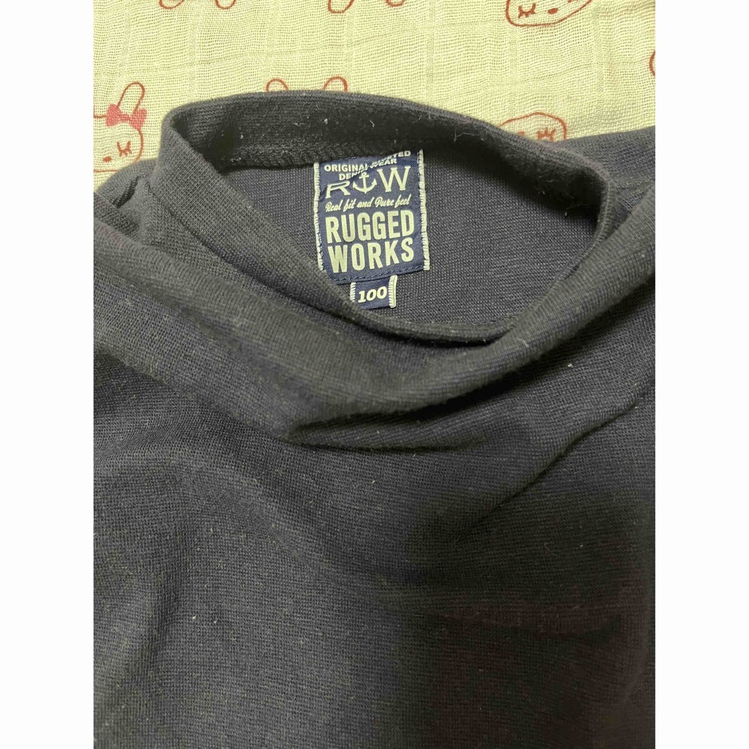 RUGGEDWORKS(ラゲッドワークス)のラゲッドワークス パフスリーブTシャツ 100 キッズ/ベビー/マタニティのキッズ服女の子用(90cm~)(Tシャツ/カットソー)の商品写真