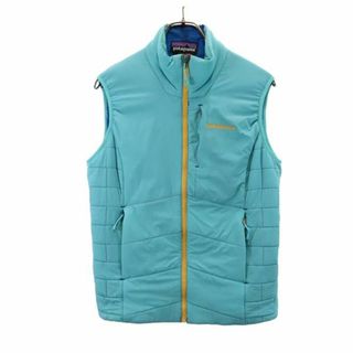 patagonia - パタゴニア ジップ ベスト M 緑系 patagonia ロゴ刺繍 薄