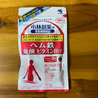 コバヤシセイヤク(小林製薬)の小林製薬　ヘム鉄 葉酸 ビタミンB12(ビタミン)