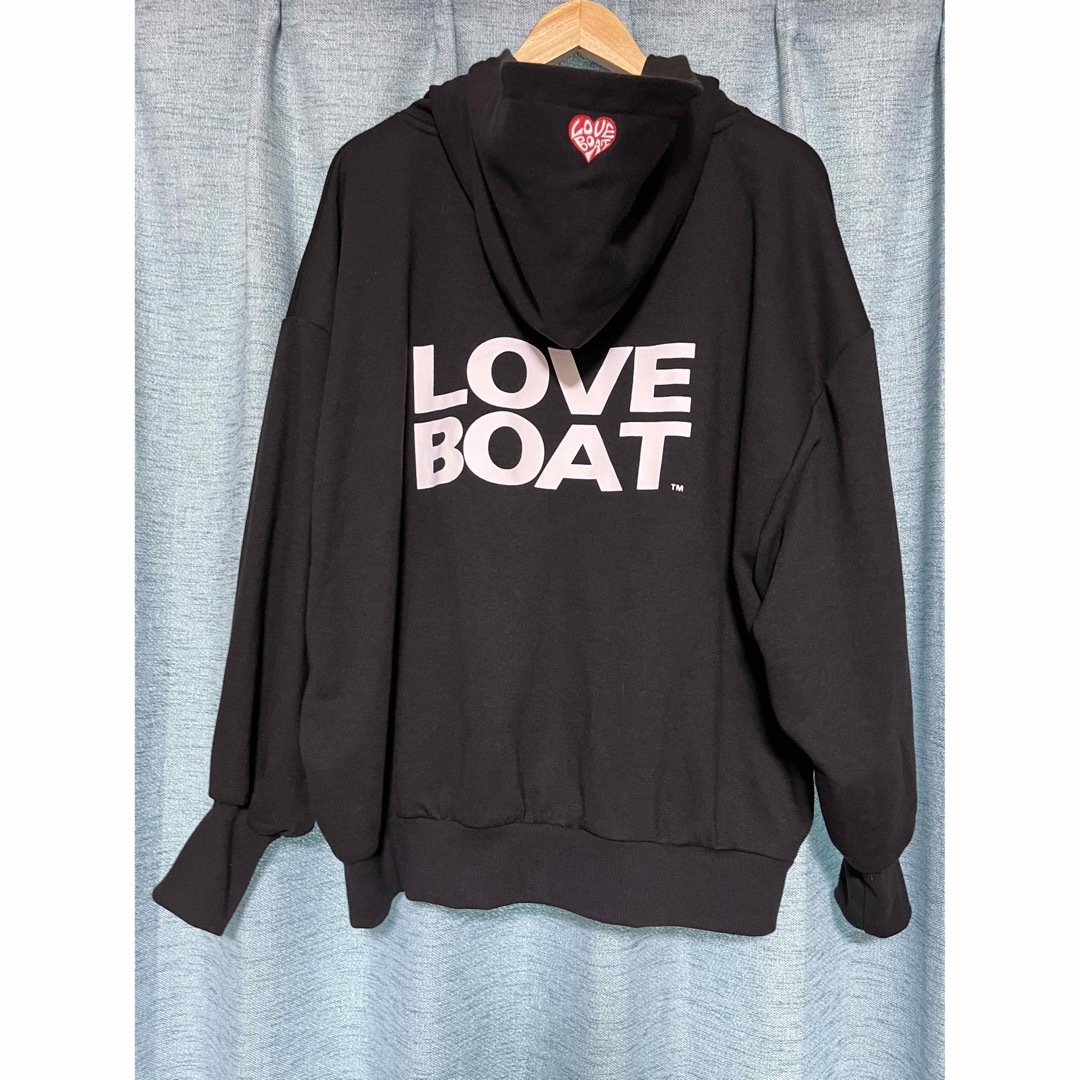 美品　LOVE BOAT グリーンパークス　ジップパーカー