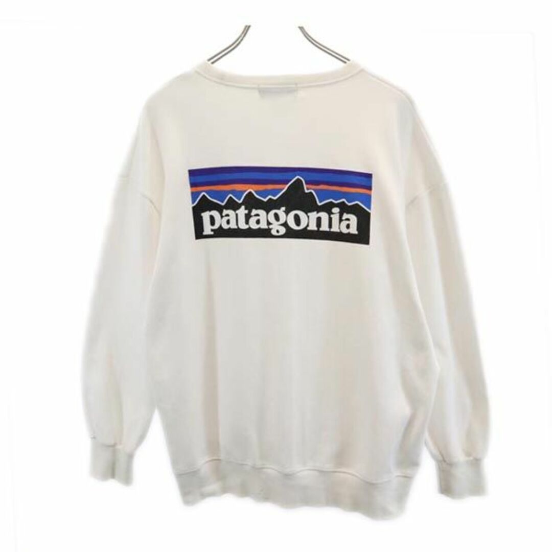 パタゴニア アウトドア バックプリント スウェット ホワイト系 patagonia ロゴ メンズ   【231001】