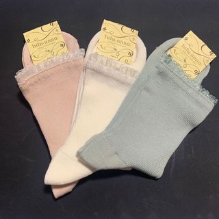 チュチュアンナ(tutuanna)の新品☆22-25㎝　チュチュアンナ　靴下　　3足セット　tutu anna (ソックス)