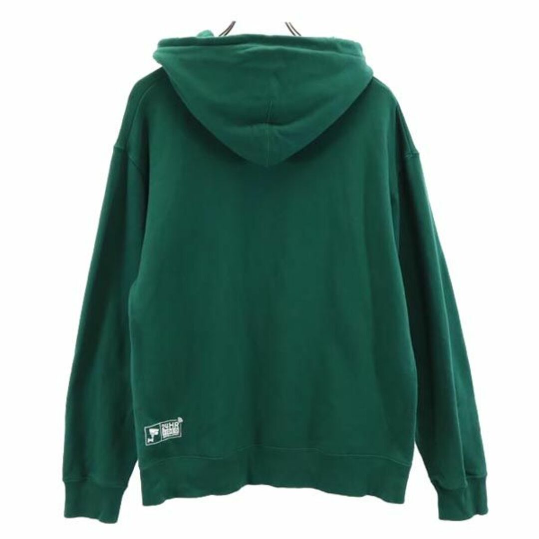 【コラボ商品】☘️美品☘️エクストララージ☘️ARMY☘L☘緑☘パーカー☘プリント☘