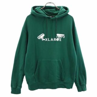 【コラボ商品】☘️美品☘️エクストララージ☘️ARMY☘L☘緑☘パーカー☘プリント☘