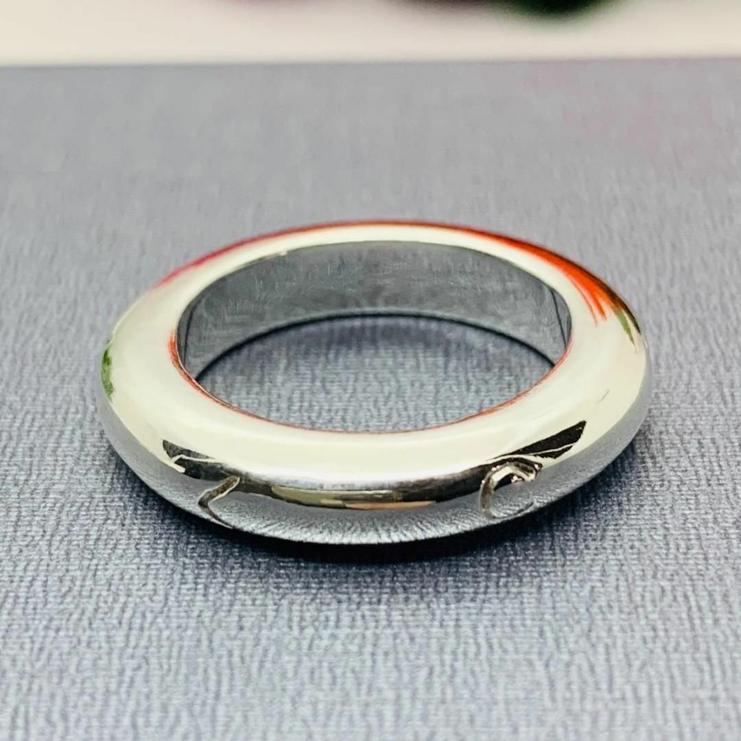 440 極美品 シャネル ロゴ アルファベット リング 指輪 12.5 号 SV