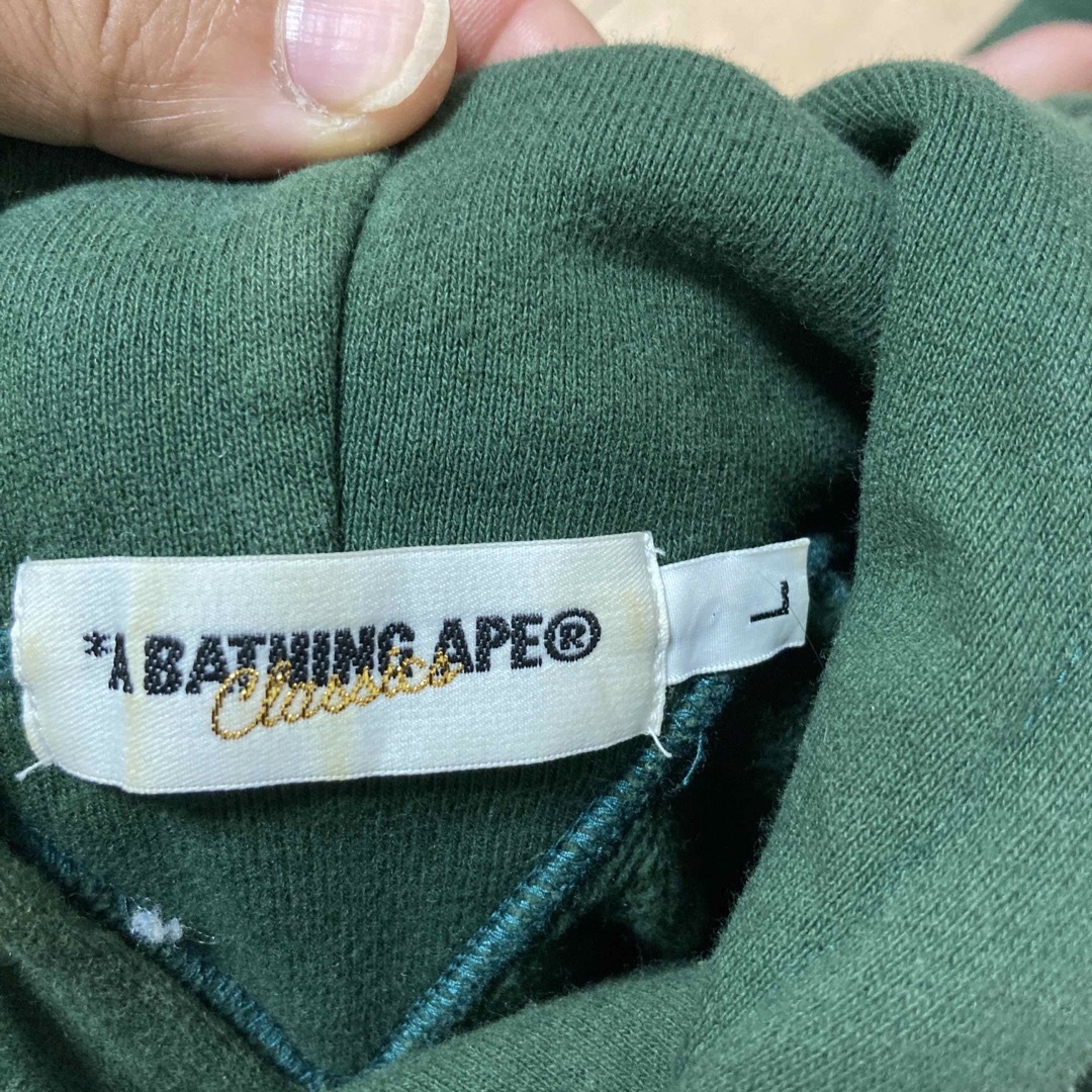 A BATHING APE(アベイシングエイプ)のA BATHING APE  パーカー　Ｌ メンズのトップス(パーカー)の商品写真