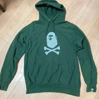 アベイシングエイプ パーカー(メンズ)(グリーン・カーキ/緑色系)の