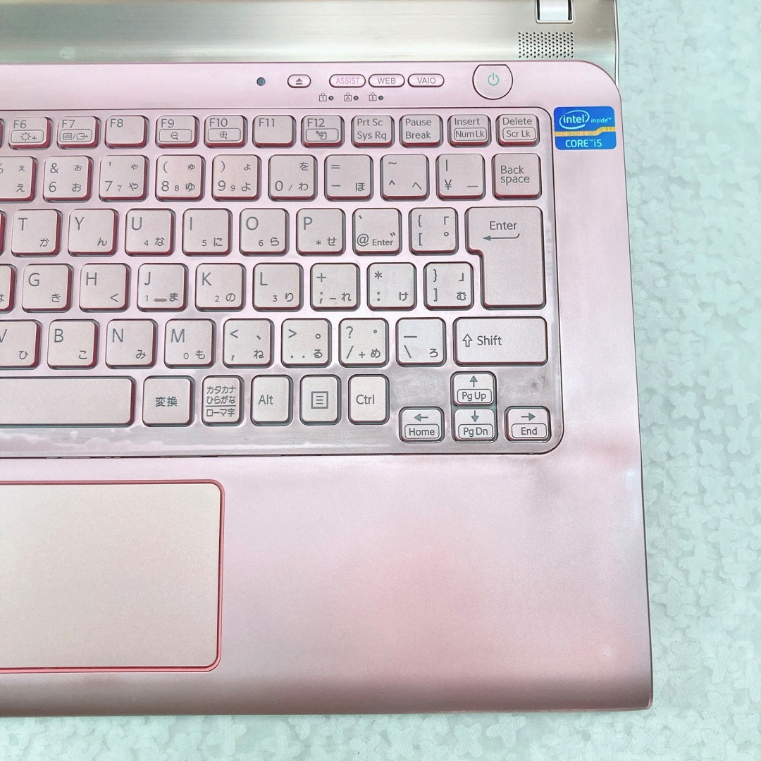 VAIO❣️メモリ8GB❗️SSD256 GB❗️WEBカメラ✨ピンクノートパソコン✨-