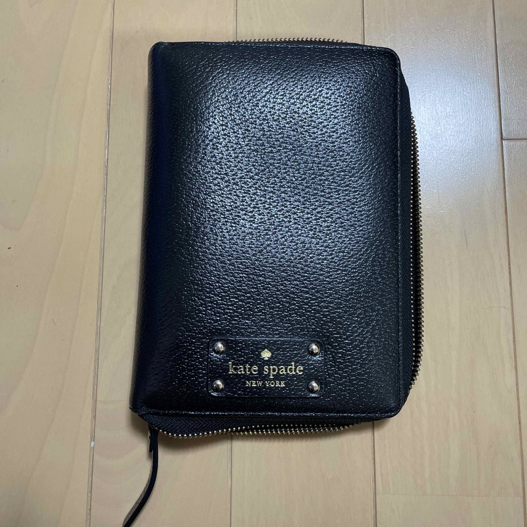 kate spade 6穴　レザー手帳