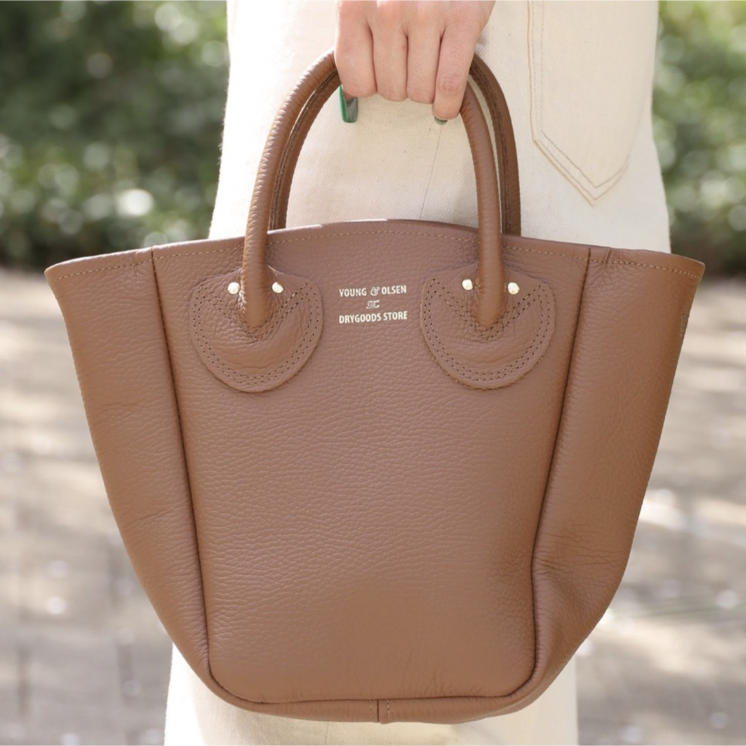 YOUNG&OLSEN  PETITE LEATHER TOTE 3