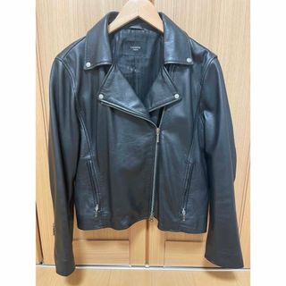 リューグーレザーズ(Liugoo Leathers)のLIUGOO ラムレザー ライダースジャケット レディース(ライダースジャケット)